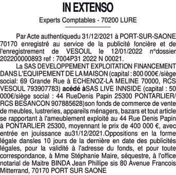 Contenu publication