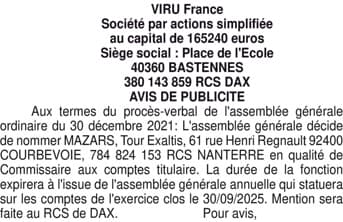 Contenu publication