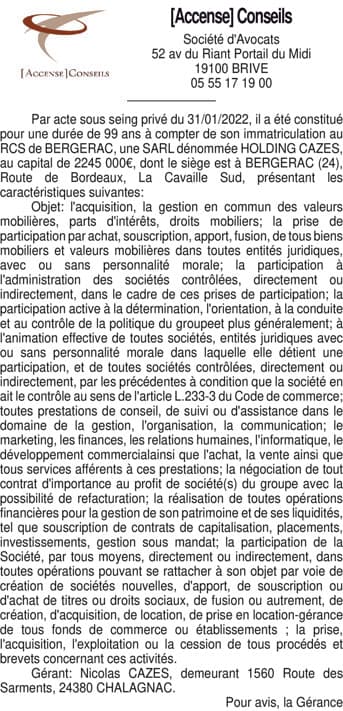 Contenu publication