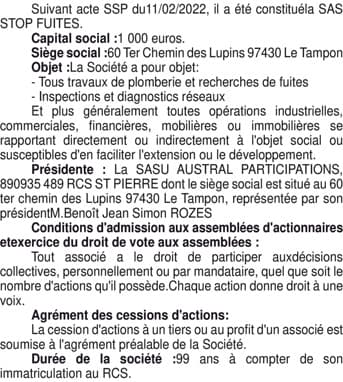 Contenu publication