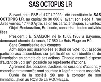 Contenu publication