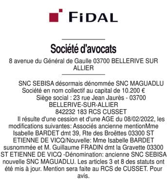Contenu publication