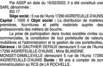Contenu publication