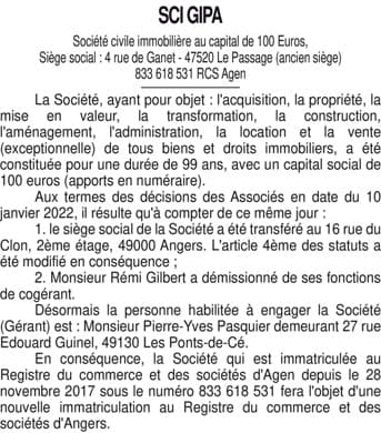 Contenu publication