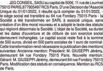 Contenu publication