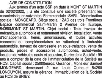 Contenu publication