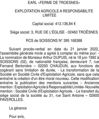 Contenu publication
