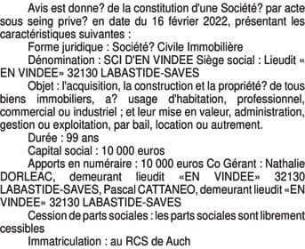 Contenu publication