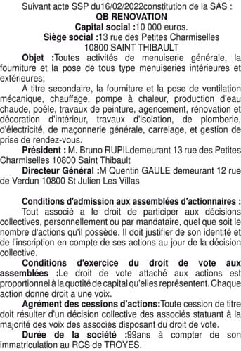 Contenu publication
