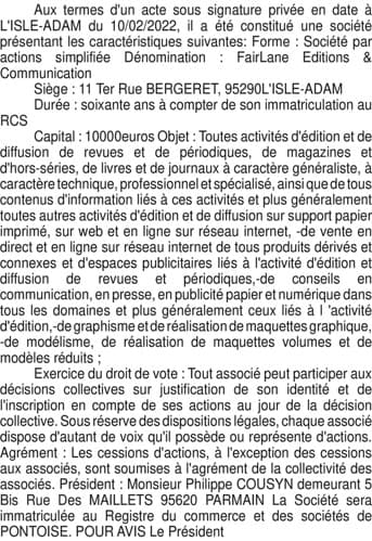 Contenu publication
