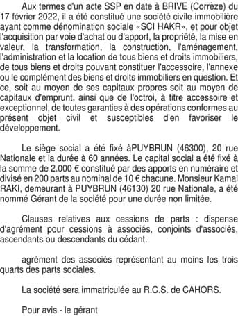 Contenu publication