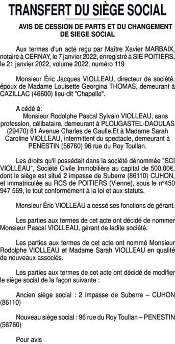 Contenu publication