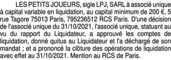 Contenu publication