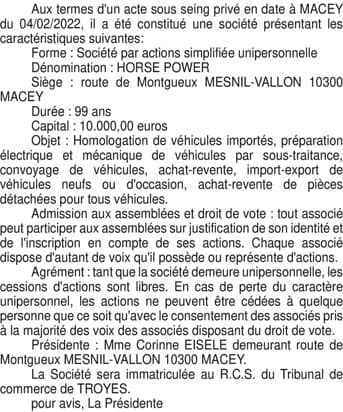 Contenu publication