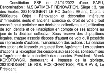 Contenu publication