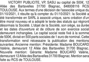 Contenu publication