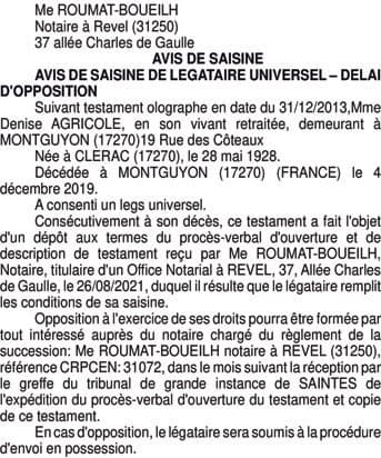 Contenu publication