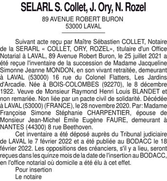 Contenu publication