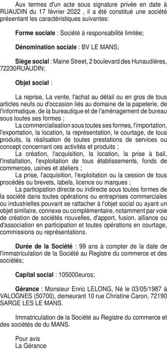 Contenu publication