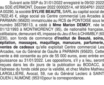 Contenu publication
