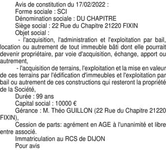 Contenu publication