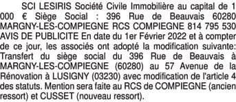 Contenu publication
