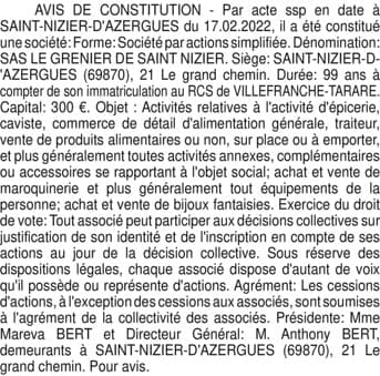 Contenu publication