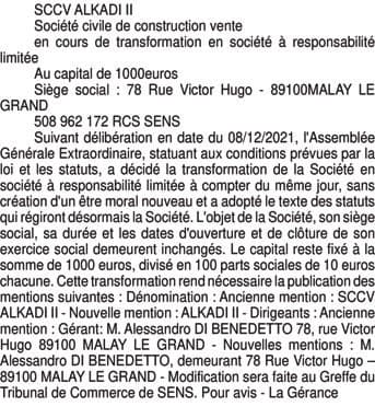 Contenu publication