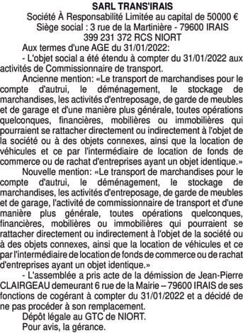 Contenu publication