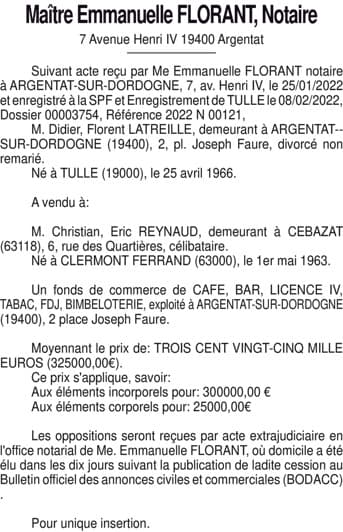 Contenu publication