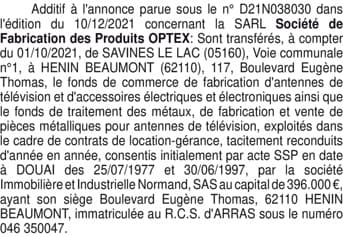 Contenu publication