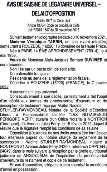 Contenu publication