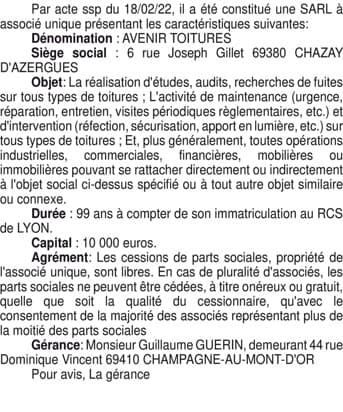 Contenu publication