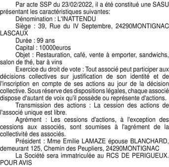 Contenu publication