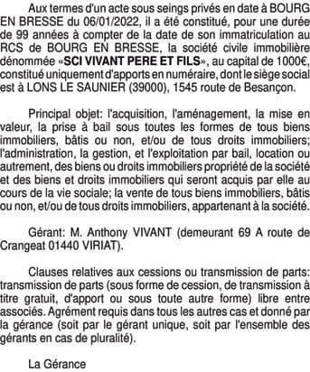 Contenu publication
