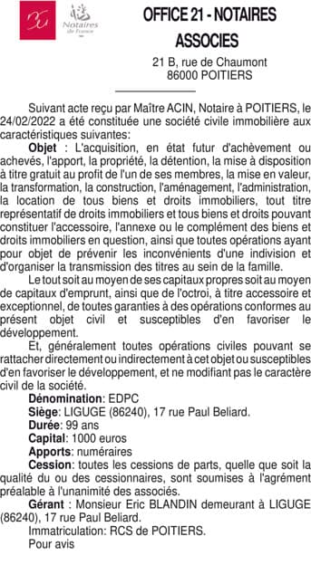 Contenu publication