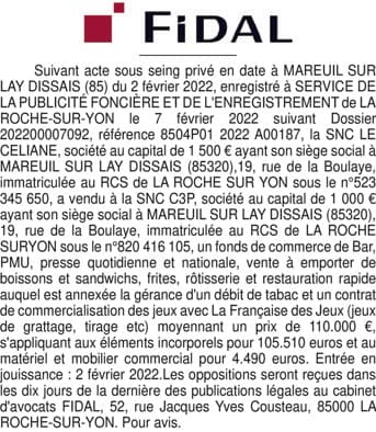 Contenu publication