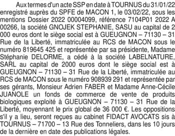 Contenu publication