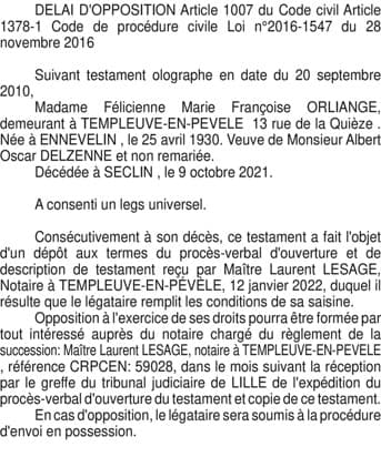 Contenu publication