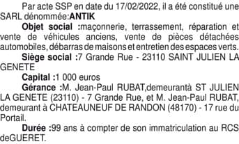 Contenu publication