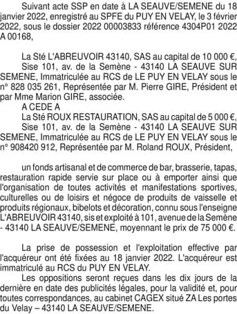 Contenu publication