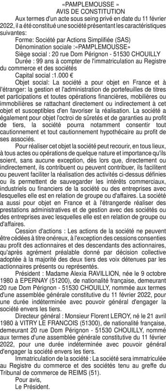 Contenu publication