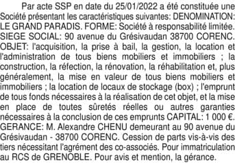 Contenu publication