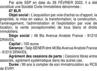 Contenu publication