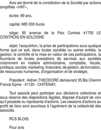 Contenu publication