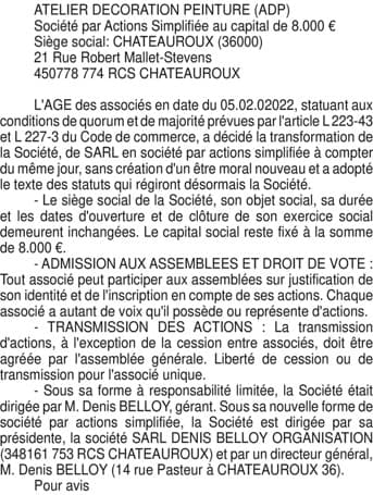 Contenu publication