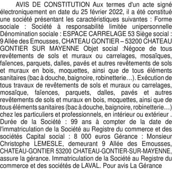 Contenu publication