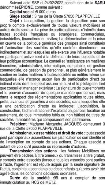 Contenu publication