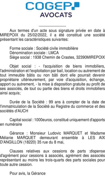 Contenu publication