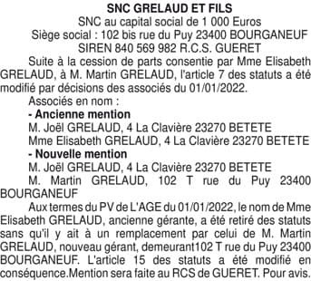 Contenu publication